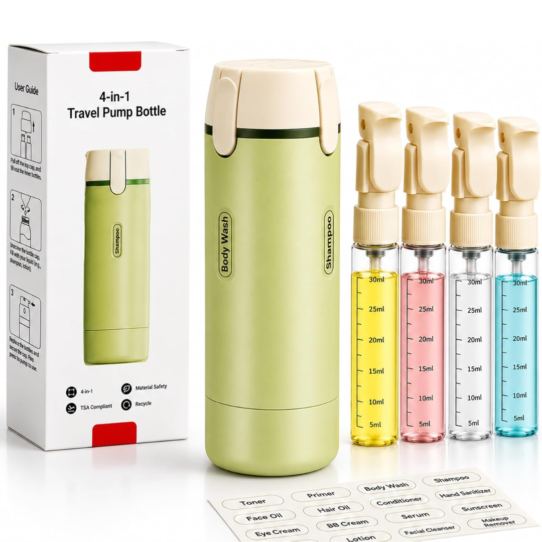 Dispensador Portátil 4 en 1