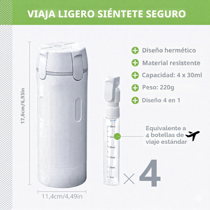 Dispensador Portátil 4 en 1