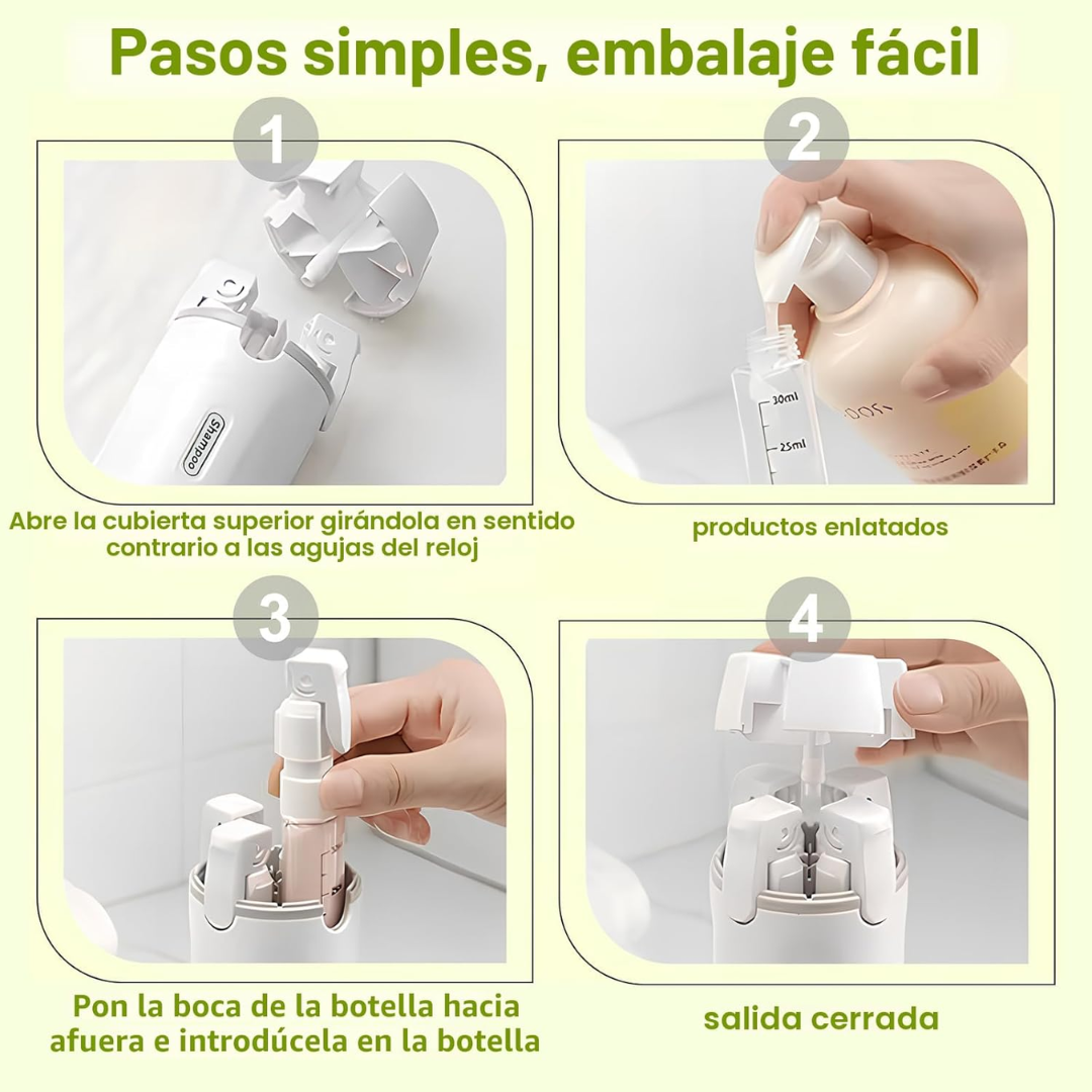 Dispensador Portátil 4 en 1